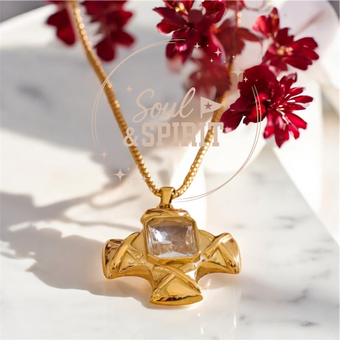 Cathedral Cross Necklace