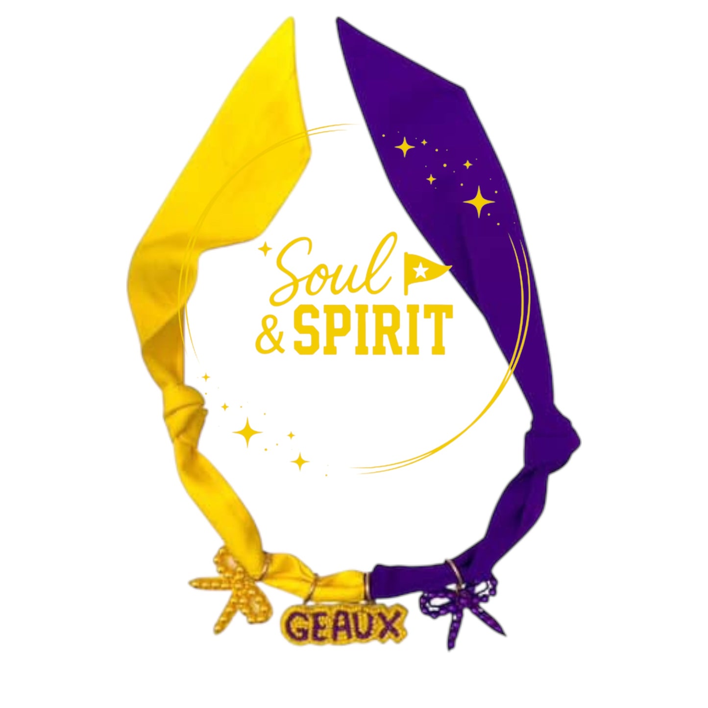GEAUX Scarf Necklace