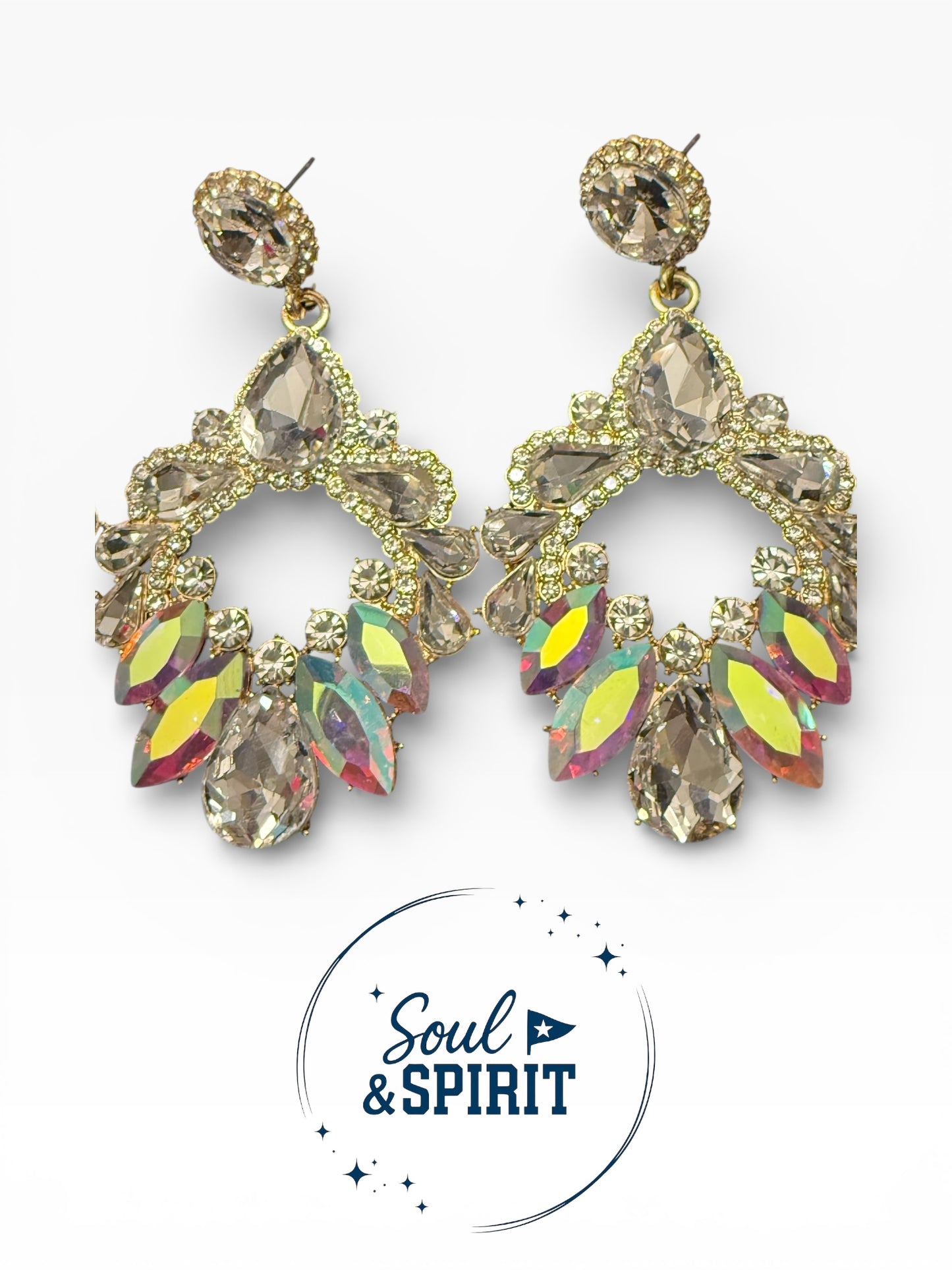 Bell of the Ball Mardi Gras Earrings