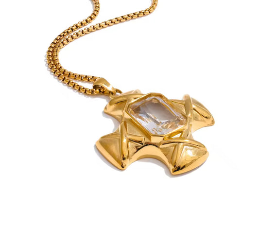Cathedral Cross Necklace