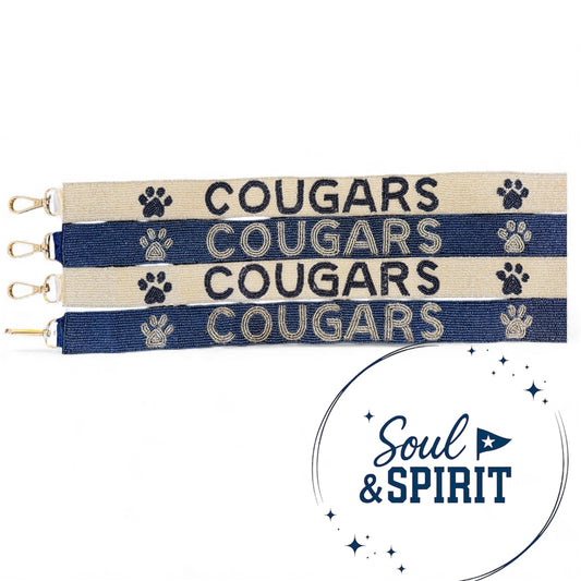 Cougars Beaded Purse Strap