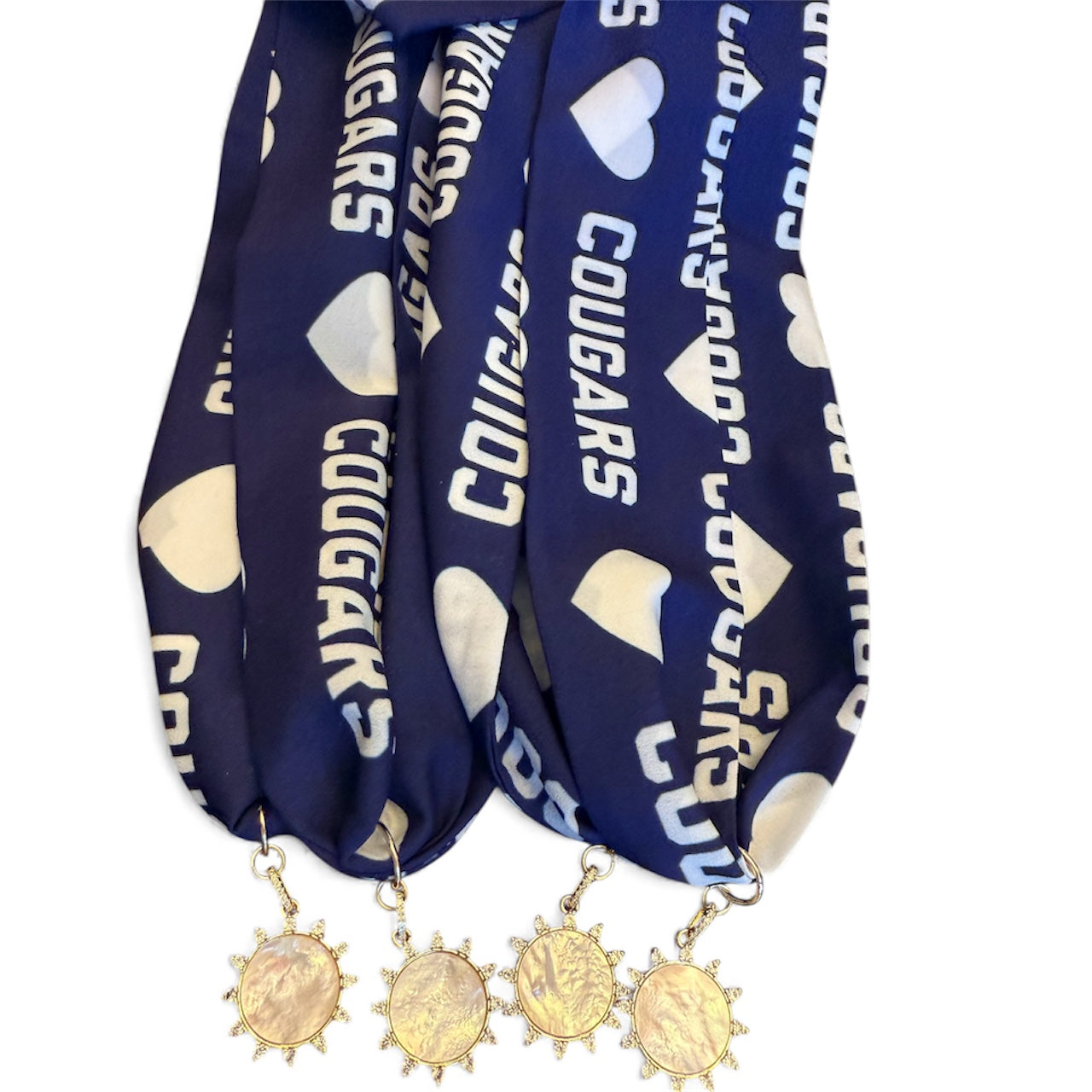 COUGARS Spirit Scarf with Pendant