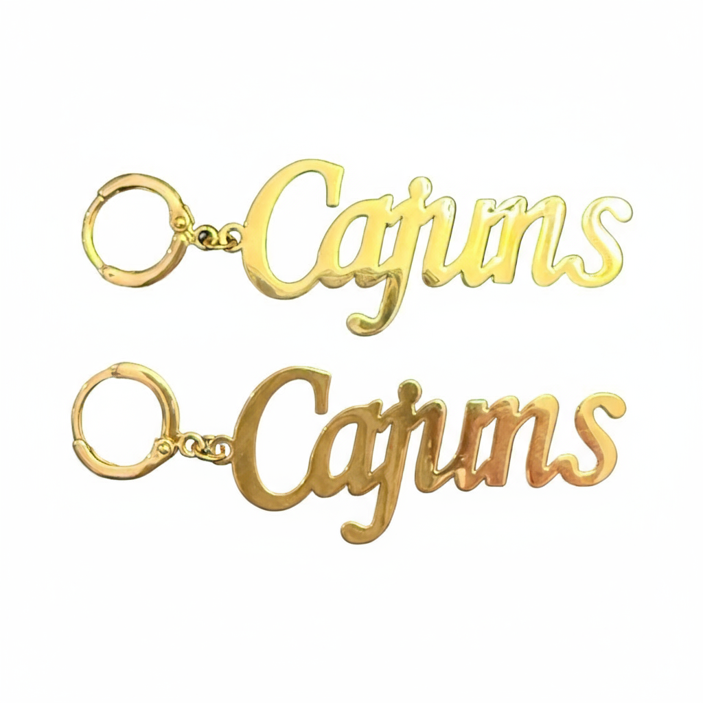 Cajuns Gold Earrings