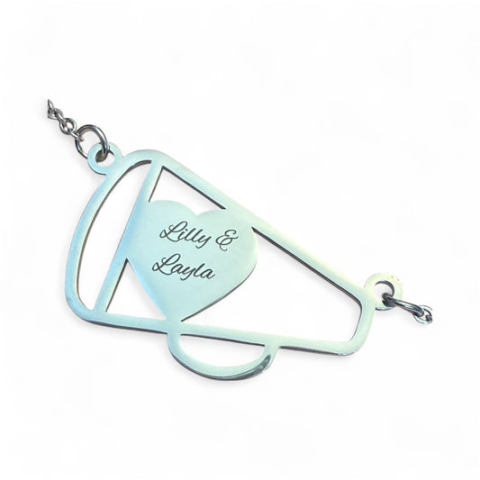 Personalized Megaphone Necklace