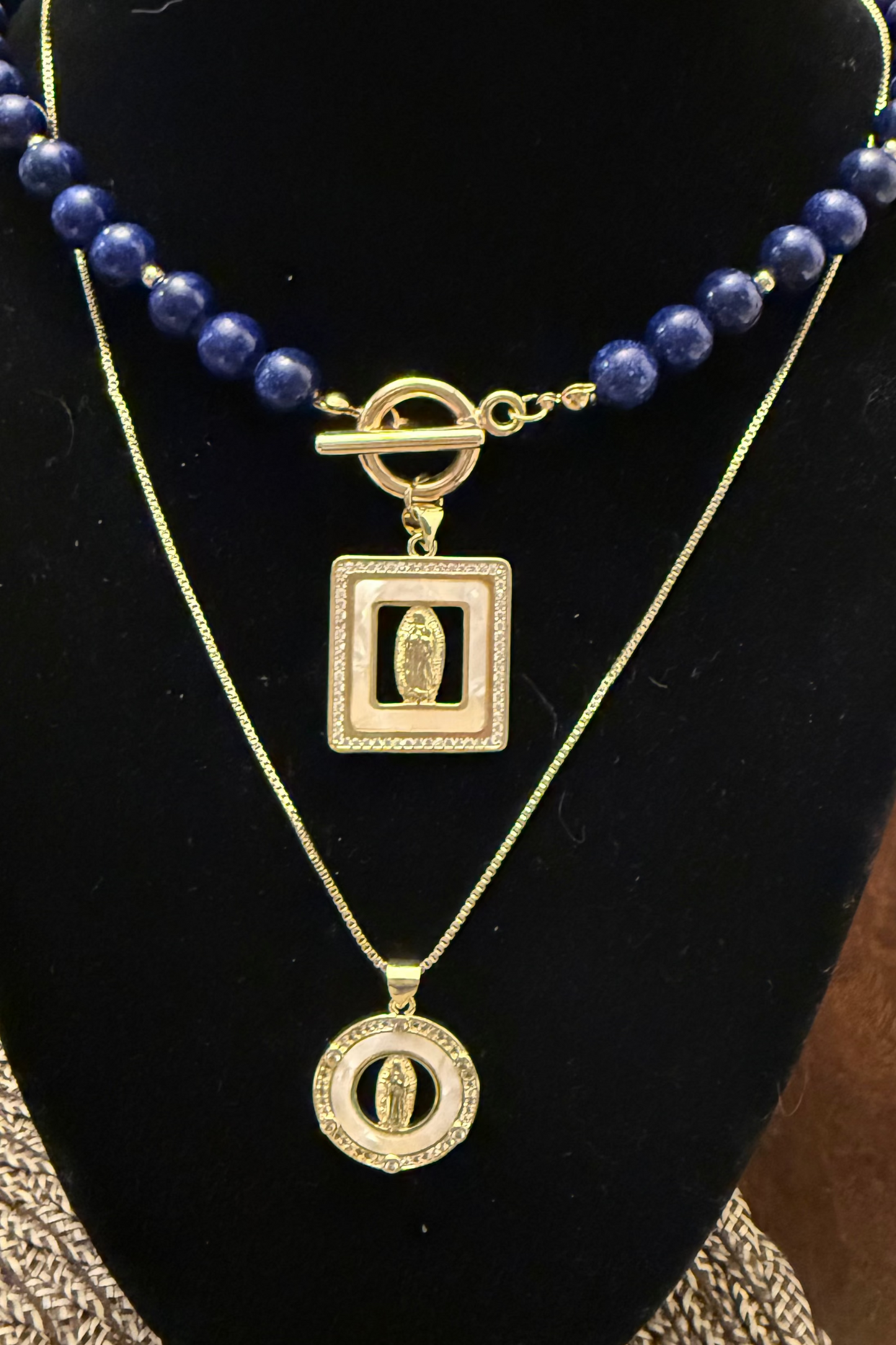The Lady in Blue Necklace